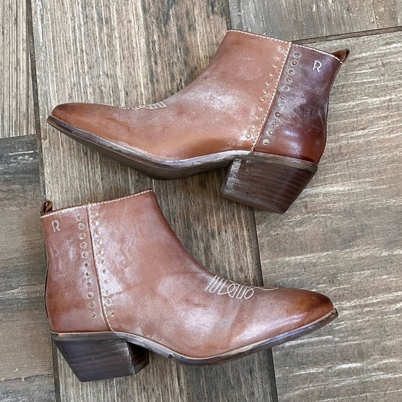 ROAN by Bed Stu Aggie ankle boots size 6.5 - Picture 7 of 10